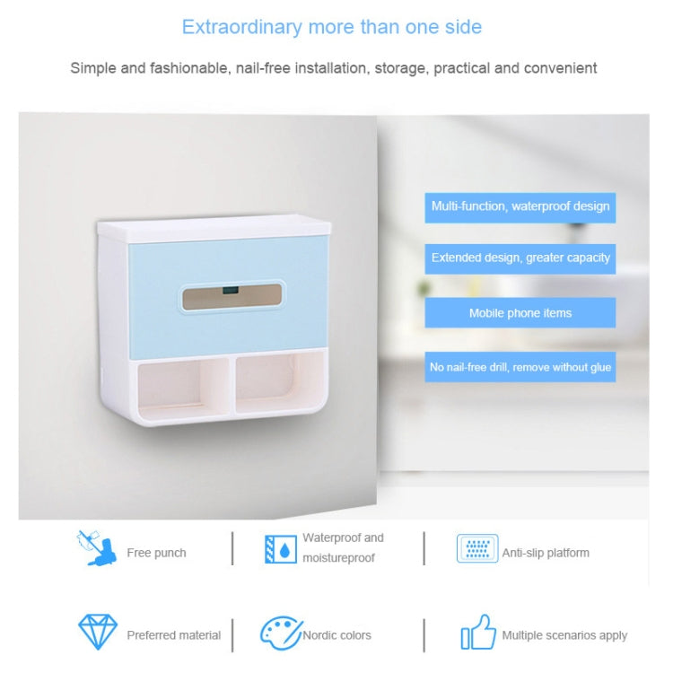 Bathroom No Punching Napkin Holder Tray