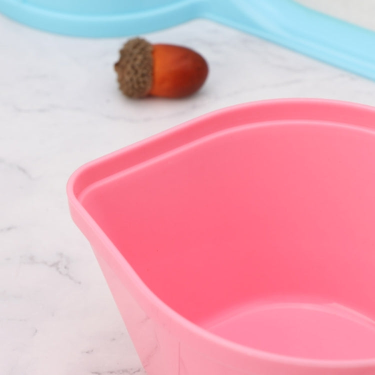 3 PCS Eco-friendly Plastic Candy Color Water Scoop Pet Cat Dog Food Spoon Pet Supplies(Green)