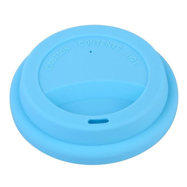 5 PCS Anti-Dust Silicone Cup Lid Cover Leakproof Thick Suction Seal Cap Insulated Covers