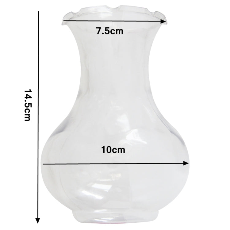Home Office Modern Minimalist Transparent Plastic Vase