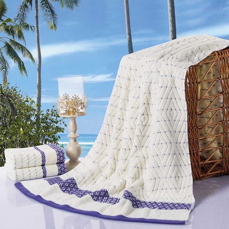 Business Hotel Cotton Rhombus Check Towel