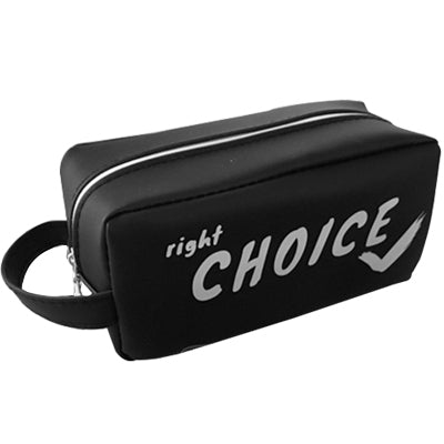 Large Black Letter Creative Silicone Pen Box Pencilcase School Stationery Supplies