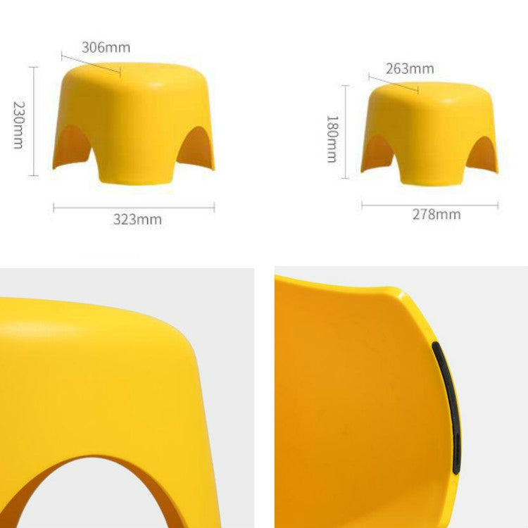 Children Stool Home Living Room Triangle Small Stool Anti-skid Short Plastic Stool, Size:Large