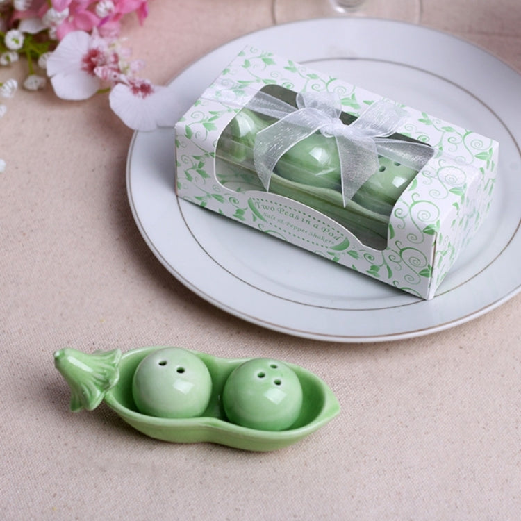 5 PCS Creative Gift Ceramic Salt Pepper Cans Gift Box Pea Cruet