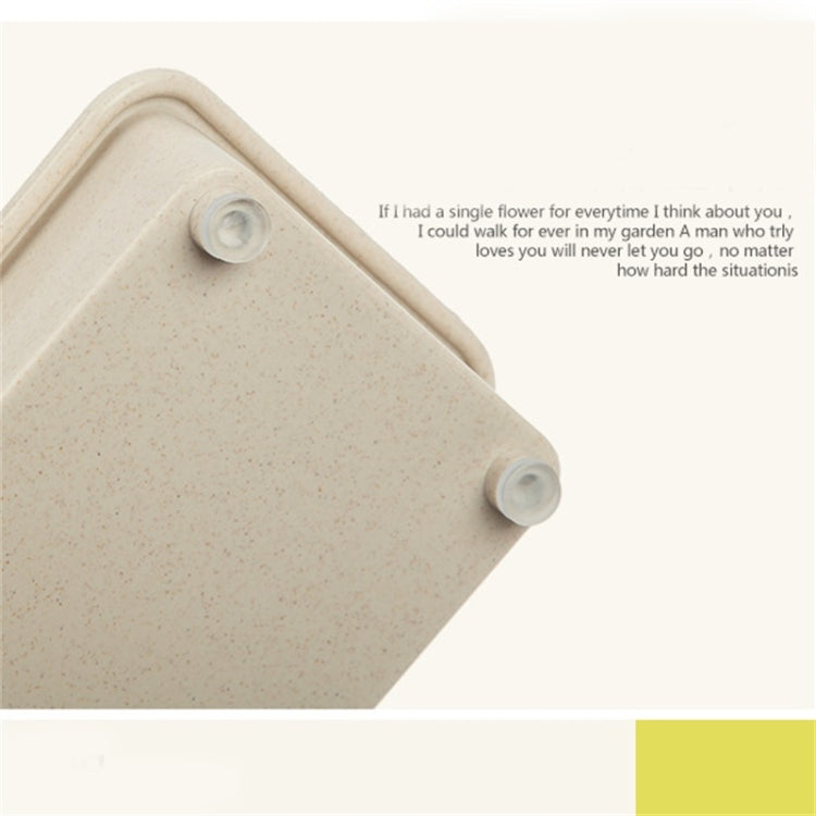 4 PCS Wheat Straw Plastic Seasoning Jar Set Kitchen Condiment Box Cruet Salt Pepper Shakers