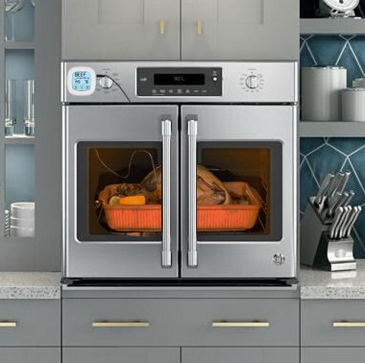 2 PCS Household Digital Meat Cooking Touchscreen Oven Timer Grill Thermometer