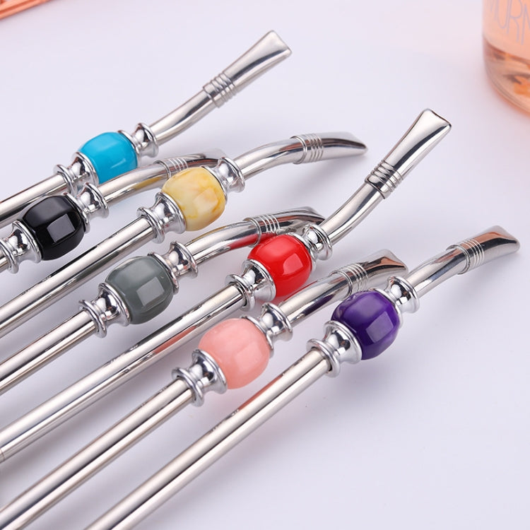 Washable Stainless Steel Straw Spoon Filter Slip Tea Tableware