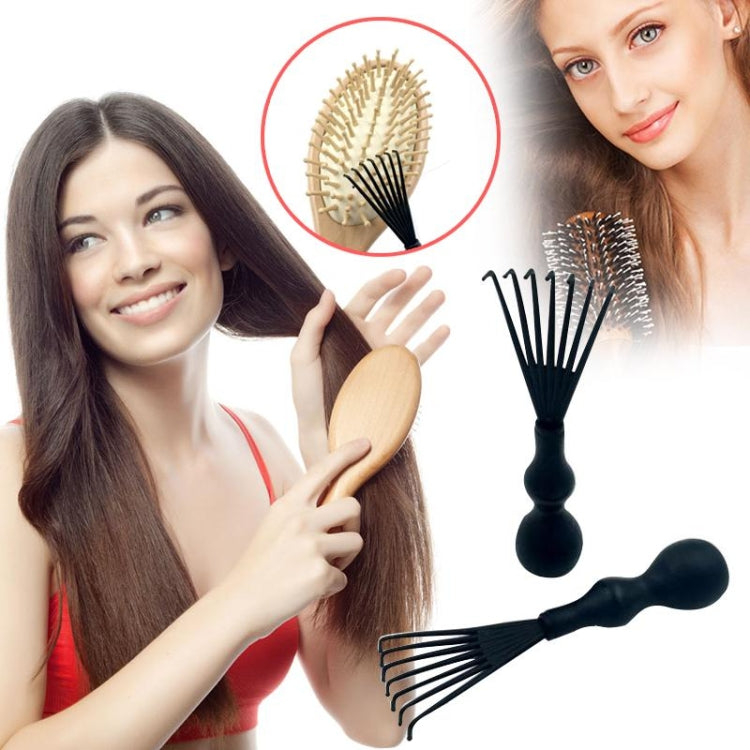 Comb Hair Brush Cleaner Cleaning Remover Embedded Beauty Tools Plastic Soft Handle Comb Cleane Tools