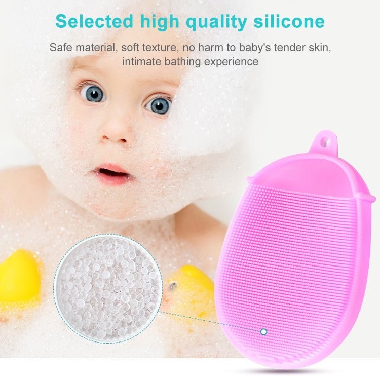 Baby Shower Shampoo Silicone Massage Brush