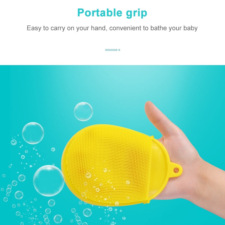 Baby Shower Shampoo Silicone Massage Brush