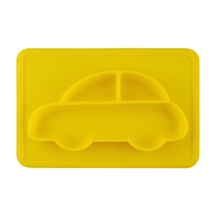 3 PCS Integrated Child Food Grade Silicone Square Car Plate