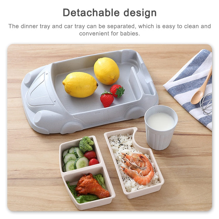 Bamboo Fiber Baby Cartoon Car Plate