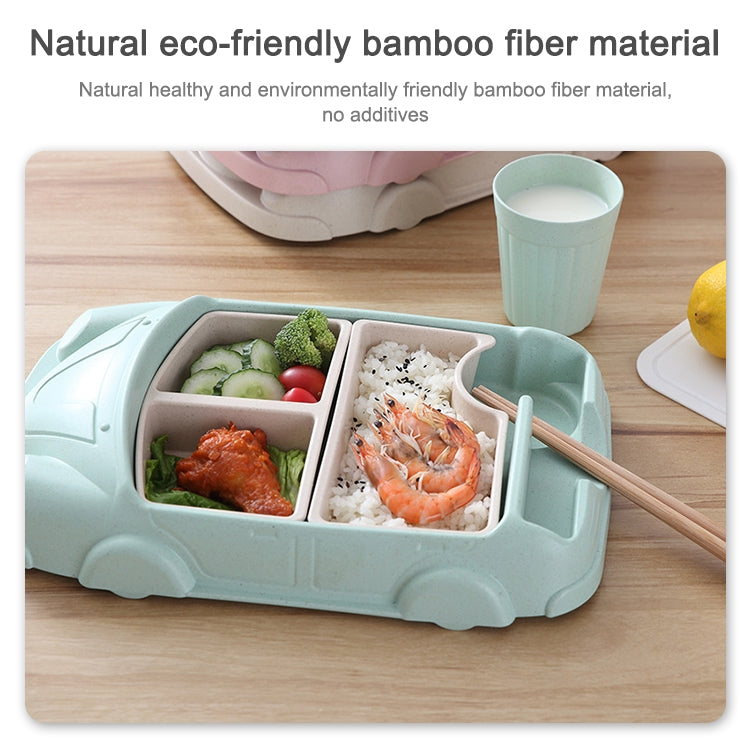 Bamboo Fiber Baby Cartoon Car Plate