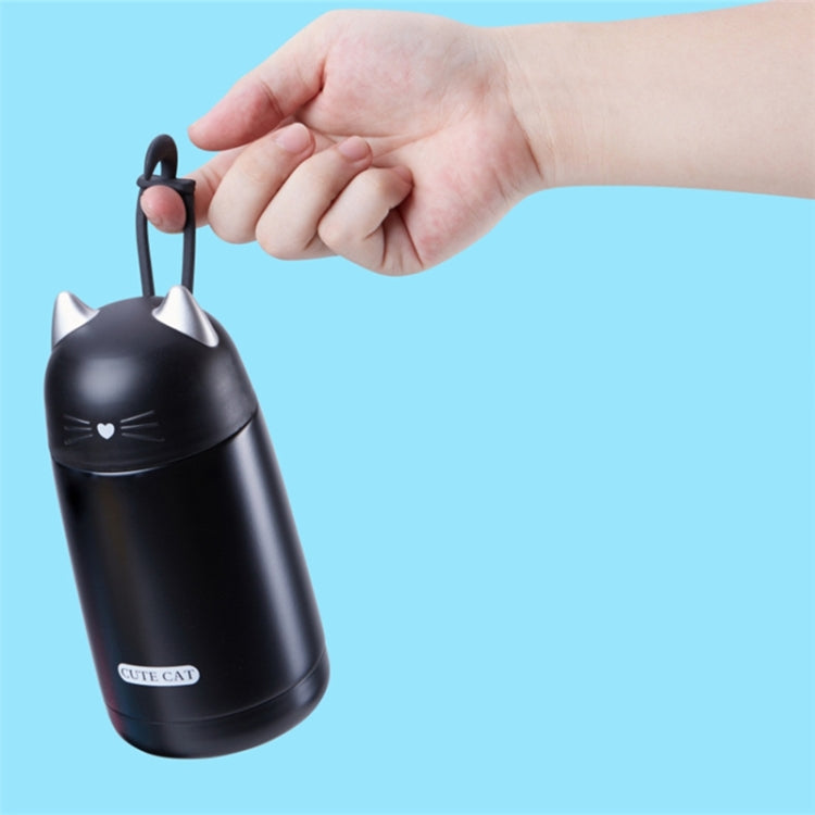 Portable Cute Cat Vacuum Stainless Steel Leak-proof Thermos Coffee Cup Gift