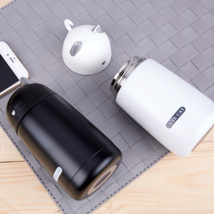 Portable Cute Cat Vacuum Stainless Steel Leak-proof Thermos Coffee Cup Gift
