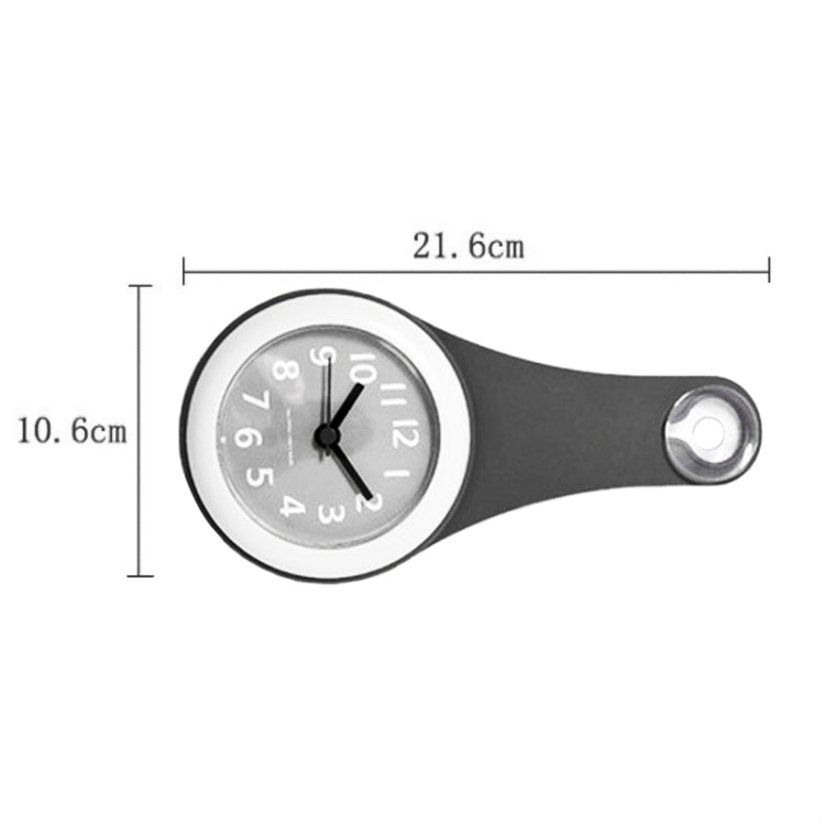 Simple Bathroom Clock Creative Wall Clock Kitchen Refrigerator Waterproof Mute Small Clock
