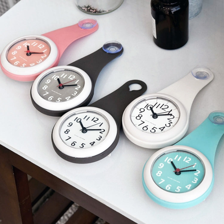 Simple Bathroom Clock Creative Wall Clock Kitchen Refrigerator Waterproof Mute Small Clock