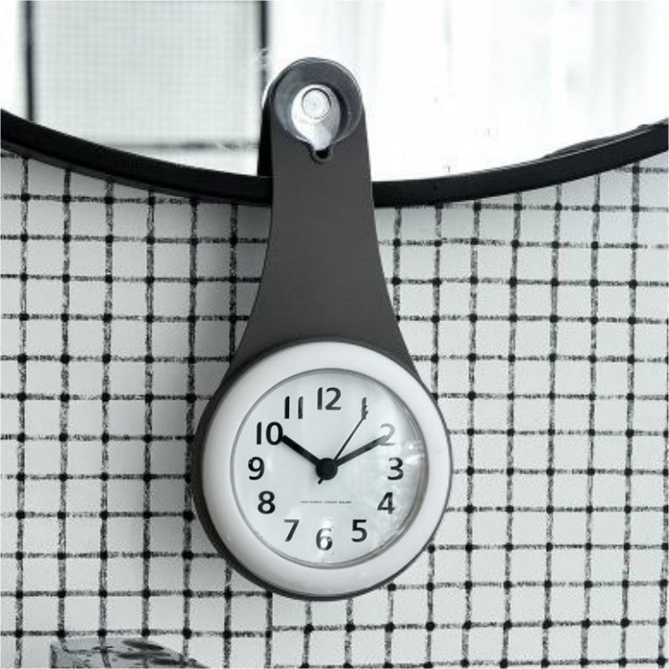 Simple Bathroom Clock Creative Wall Clock Kitchen Refrigerator Waterproof Mute Small Clock