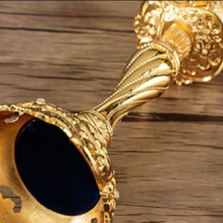 Two PCS/Set Sapphire Single Candle Light Dinner Candle Holder Decoration Wedding Candle Holder, Size:7.6X7.6X10cm