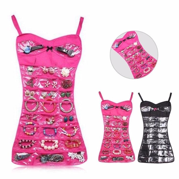 5 PCS Non-woven Fabric Jewelry Storage Bag Jewelry Finishing Bag Multi-function Hanging Bag