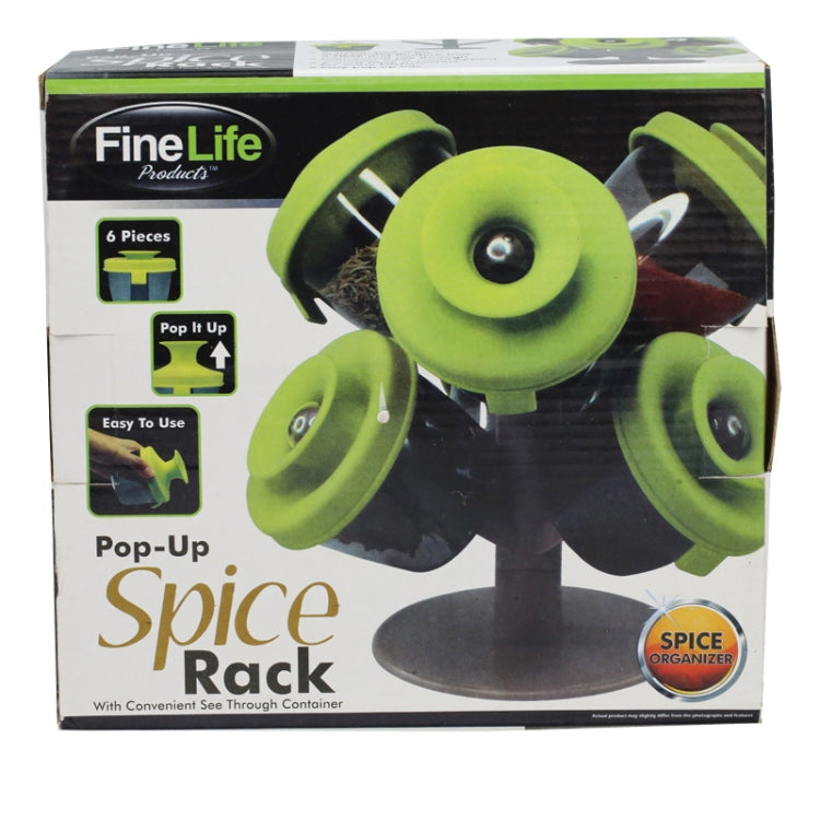 2 PCS 6 in 1 Creative Spice Tree Pots Seasoning Tanks Cans Set Pop Up Spice Rack