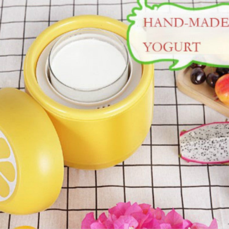 DX-116 Home Yogurt Maker Manual DIY Yogurt Machine, No Power(Yellow)