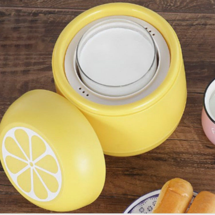 DX-116 Home Yogurt Maker Manual DIY Yogurt Machine, No Power(Yellow)
