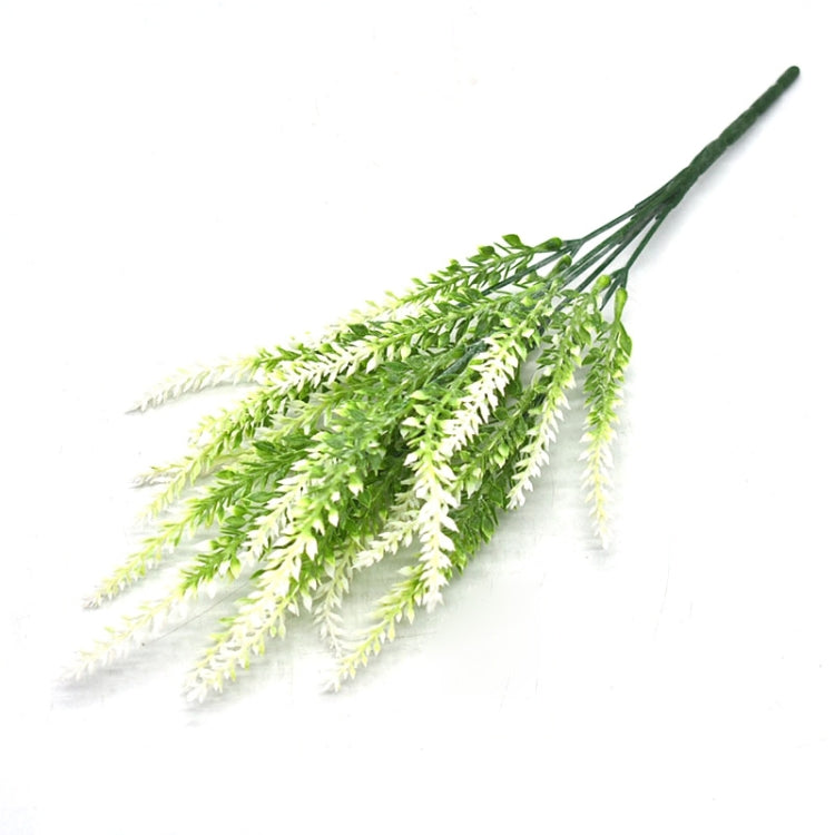 5 PCS Romantic Lavender Flower Silk Artificial Flowers Fake Flowers Grain Decorative Simulation Plants