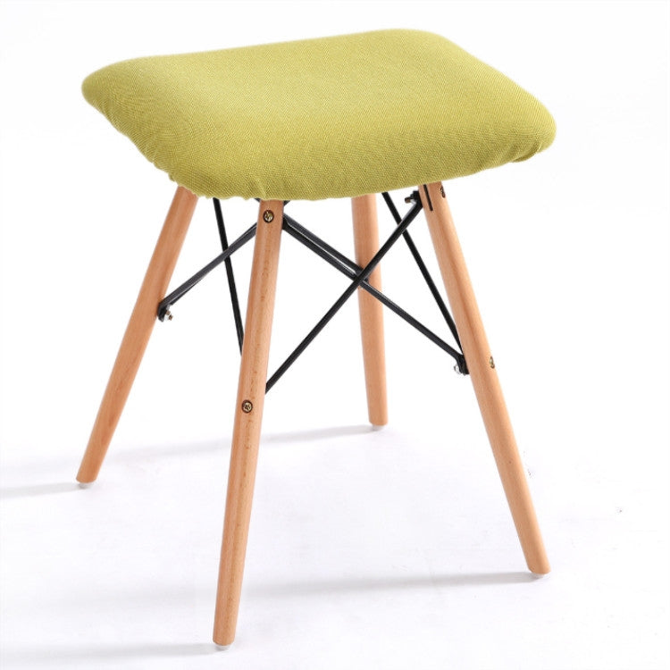 Solid Wood Stool Fabric Dining Stool Makeup Stool Fashion Creative Computer Stool Dressing Home Bench