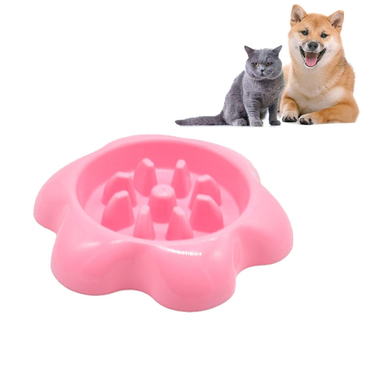 Pet Bowl Dog Cat Slow Food Anti-choke Bowl