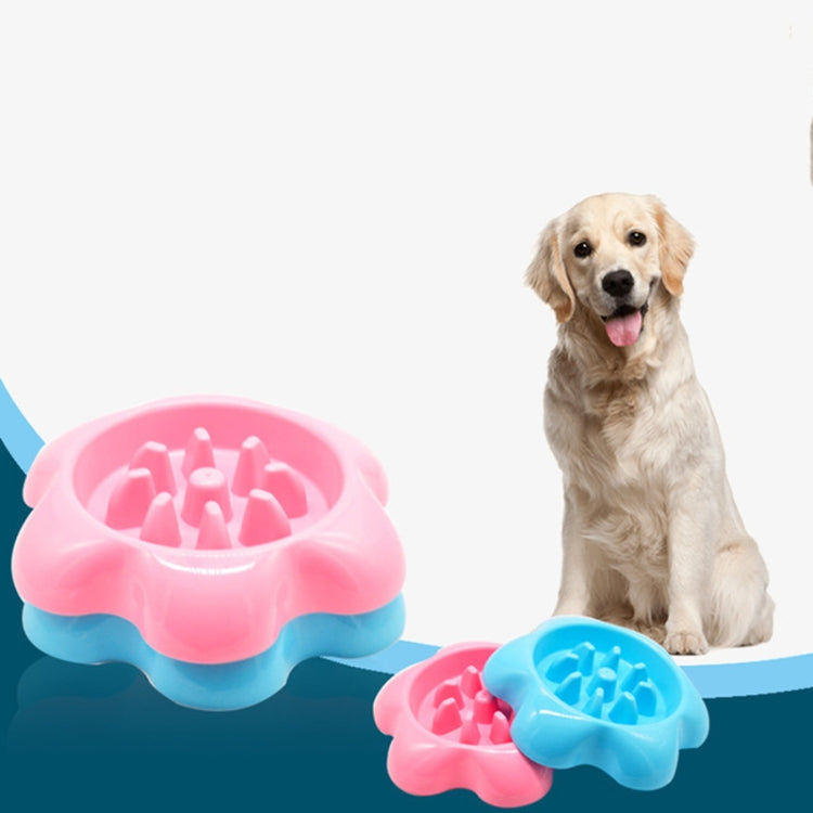 Pet Bowl Dog Cat Slow Food Anti-choke Bowl