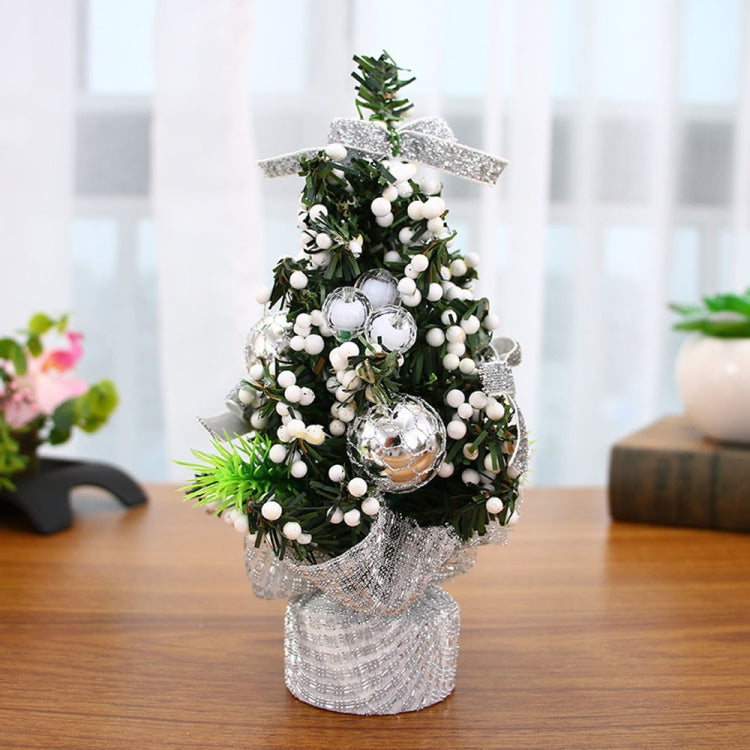 2 PCS Office Family Bedroom Desk Decorating Mini Christmas Tree Children Gifts
