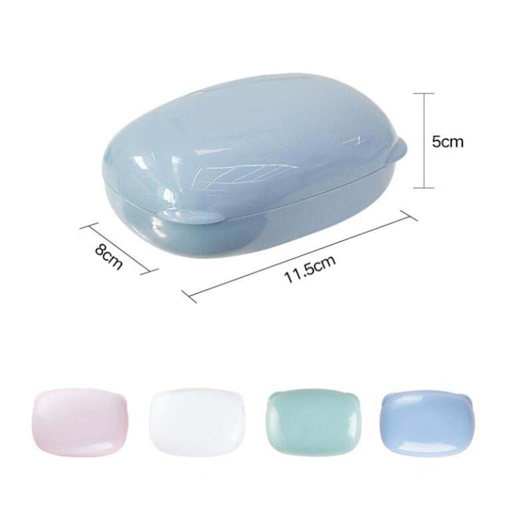5 PCS Travel Soap Box with Lid Bathroom Creative Drain Soap Box, Size:Large(Color Random Delivery)