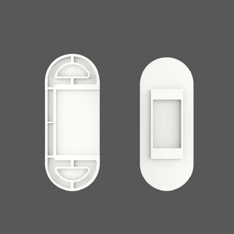 Outlet Holder Wall Mount Plug Board Socket Fixing Frame(White)