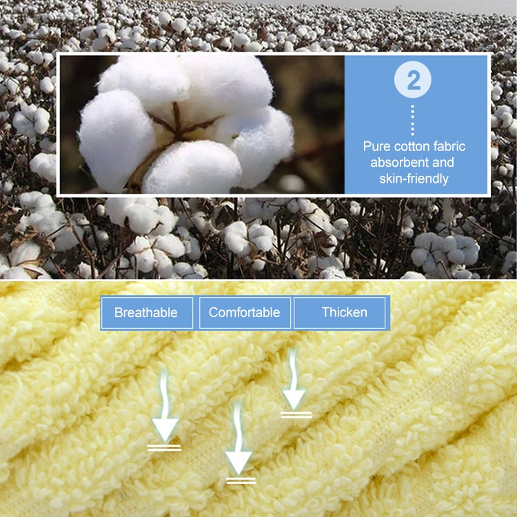 Cotton LOVE Peach Heart Face Towel Bathroom Face Absorbent Drying Cloth(Blue)