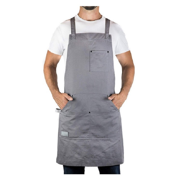 Cotton Canvas Oversized Apron Kitchen Thermal Insulation Anti-dirty Overall