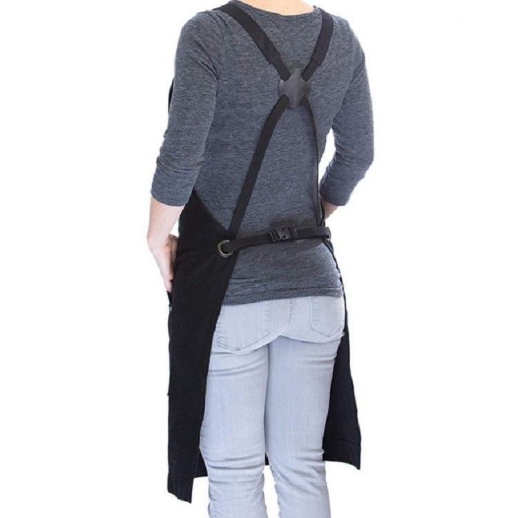 Cotton Canvas Oversized Apron Kitchen Thermal Insulation Anti-dirty Overall