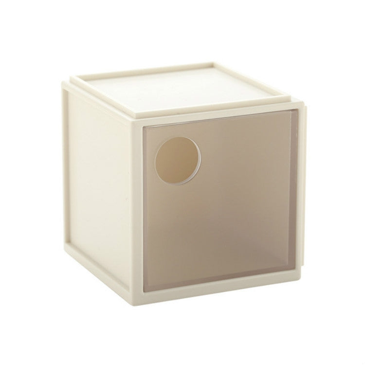 Square Plastic Desktop Storage Box