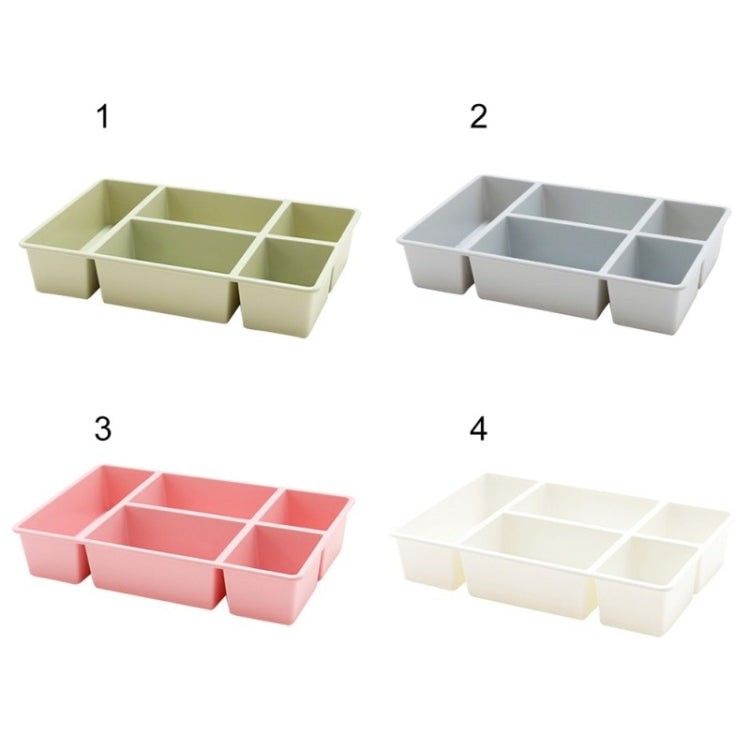 DIY Adjustable Drawer Organizer Divider Fve Grids Sockets Makeup Tableware Storage Box
