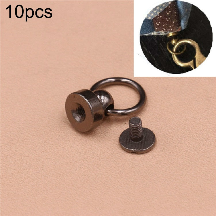 10 PCS Pure Copper Belt Ring Handle Luggage Accessories