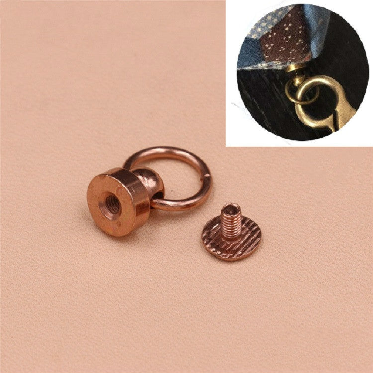 10 PCS Pure Copper Belt Ring Handle Luggage Accessories