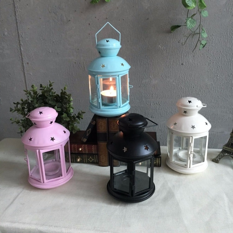 Hollow Star Iron Candle Holder Metal Crafts Portable Candle Holder Decoration