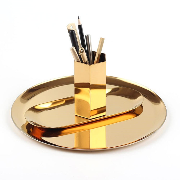 Nordic Hexagonal Stainless Steel Gold Vase Study Hallway Home Wedding Decoration