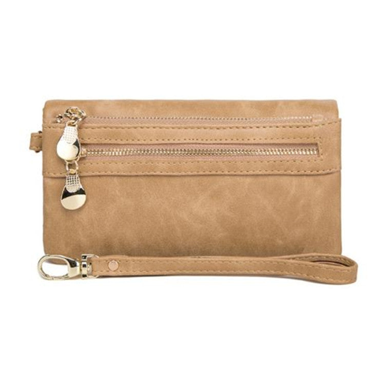 Women Long Wallet Female High Capacity Double Zippers Clutch Purse