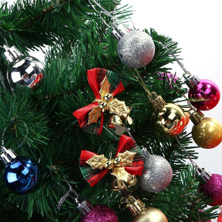 2 PCS Mini Cute Bow Christmas Tree Decoration Pendant