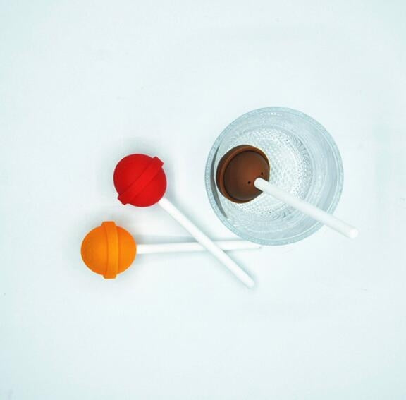 Loose Leaf Coffee Strainer Bag Silicon Lolly Tea Infusers Makers Mug Filter Kitchen Lazy Home Lollipops Shape Tea Filter