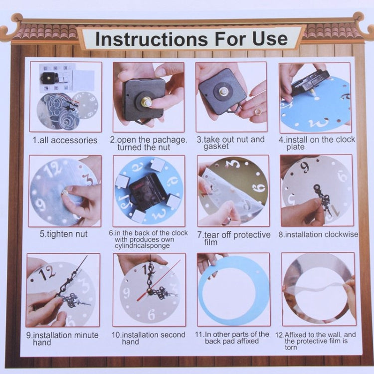 Butterfly Star 3D Acrylic Stereo Living Room Bedroom Decorating Mirror Wall Clock