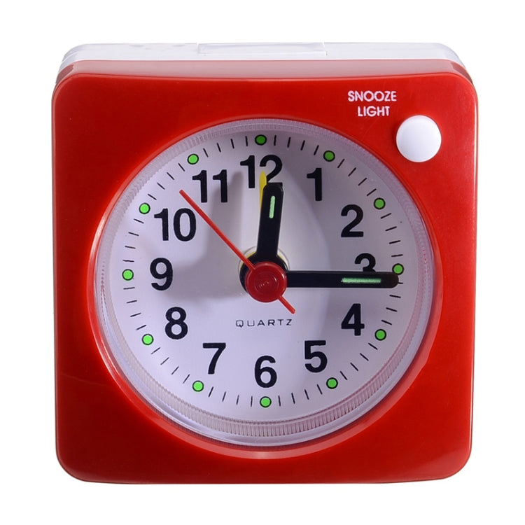 Travel Small Alarm Clock Bedside Mute Alarm Clock with Light & Snooze Function