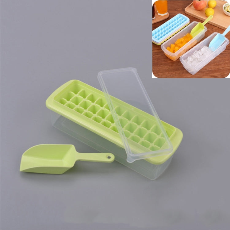 Creative 33 Grid DIY Ice Cube Box Plastic Homemade Ice Cube Mould with Cover & Shovel