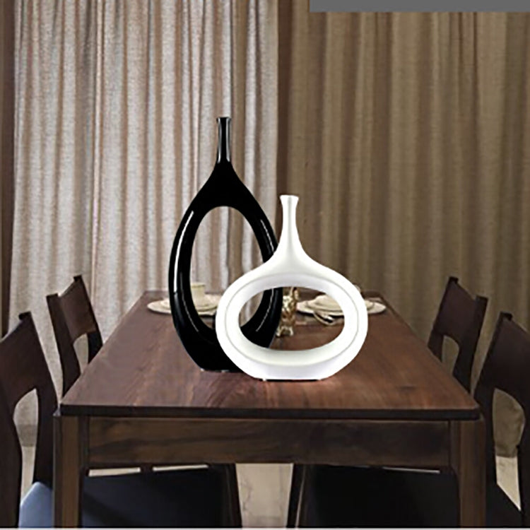 4 PCS Nordic Oval Flower Vase Decoration Home Living Room Countertop Decoration